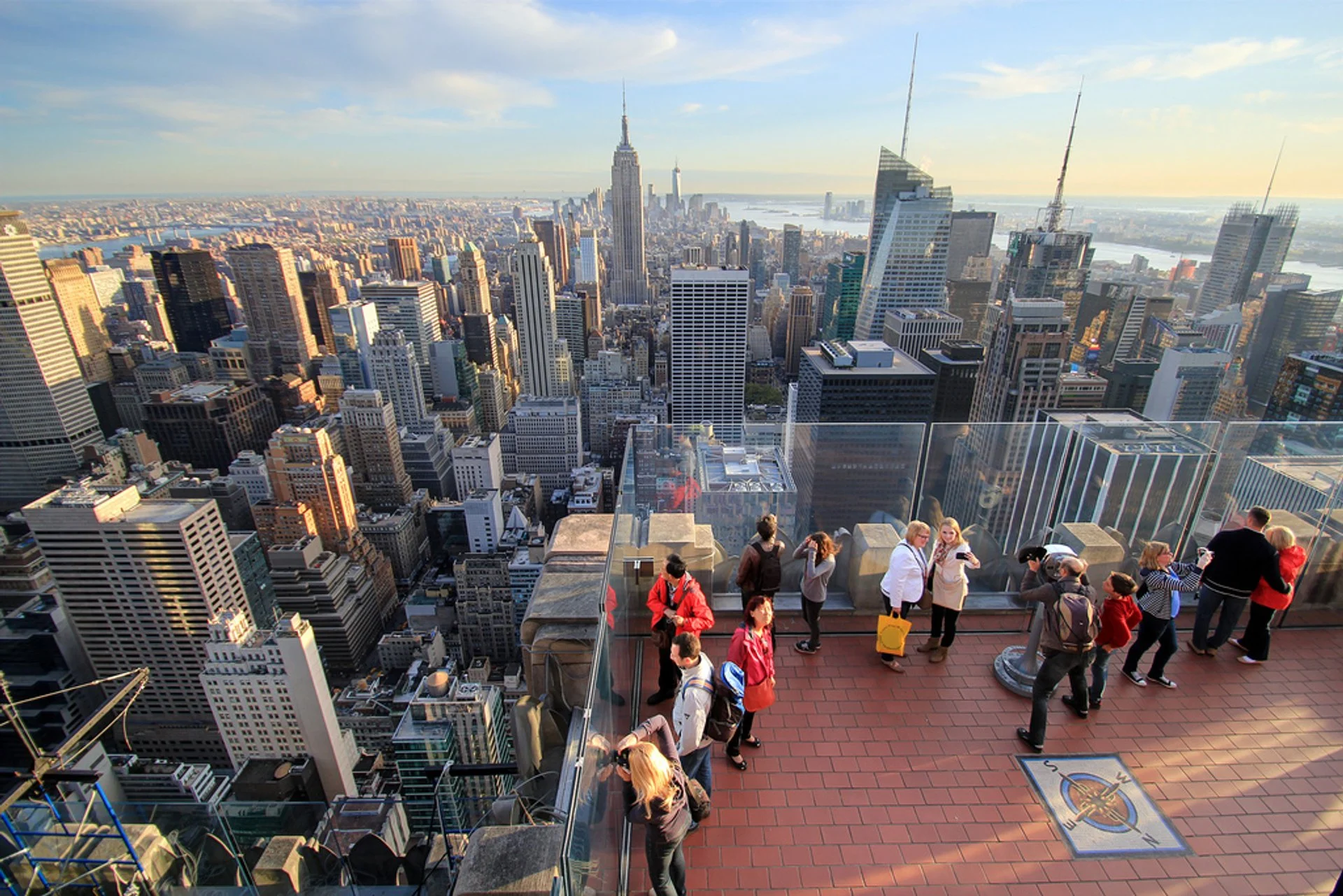 Top of the Rock Sprinter van transportation in Midtown Manhattan